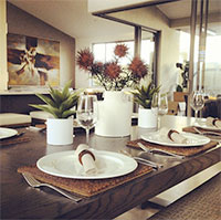Display home after staging