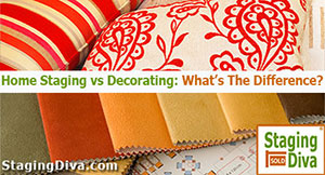 difference between home staging and decorating