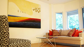 living room home staging