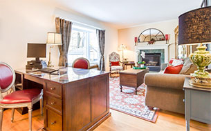 family room home staging
