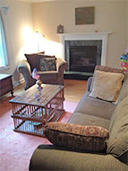 family room home staging