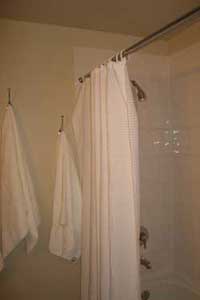 Bathroom before staging