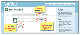 step by step Twitter instructions for home stagers