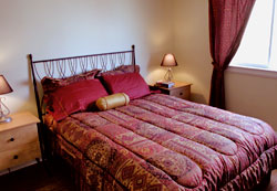 bed room after staging