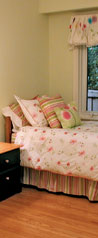Girl's bedroom staged by Debra Gould