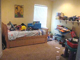 Child's Bedroom before staging