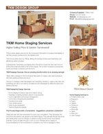 home staging brochure front