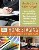 sales script for home stagers