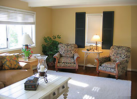 family room after Styled and Sold Home Staging