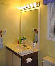 bathroom before staging