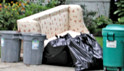 Get rid of the garbage before staging